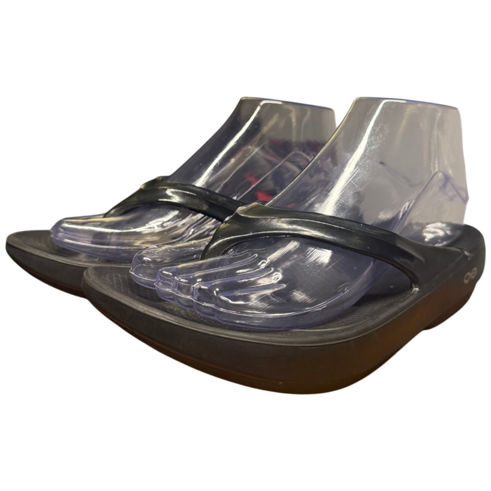 OOFOS OOlala Women's 7 Recovery Sandals Comfort Flip Flops Thong Recovery - Picture 3 of 13